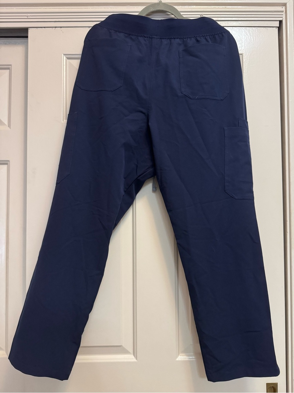 Women’s Navy Drawstring Jogger Scrubs Pants - Picture 5 of 7